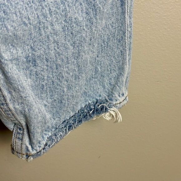 Agolde Jamie high rise classic distressed‎ slim fit button fly jeans size 32 - Picture 7 of 16